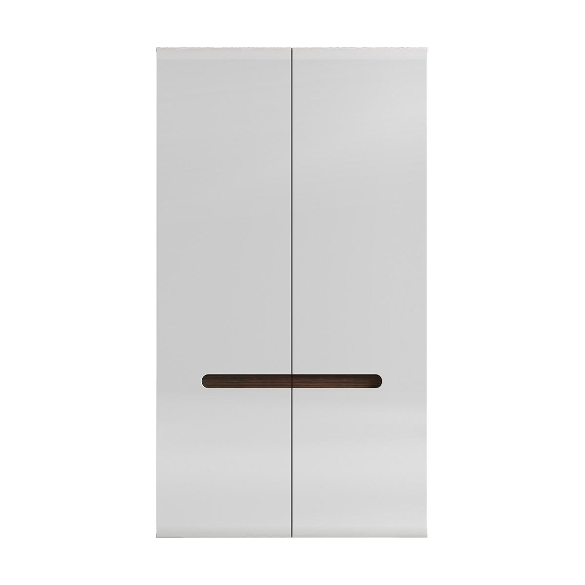 SCHRANK 2 Türen Darrel Weiß - Weiß, Holzwerkstoff (105/193/57cm) - Petits-meubles