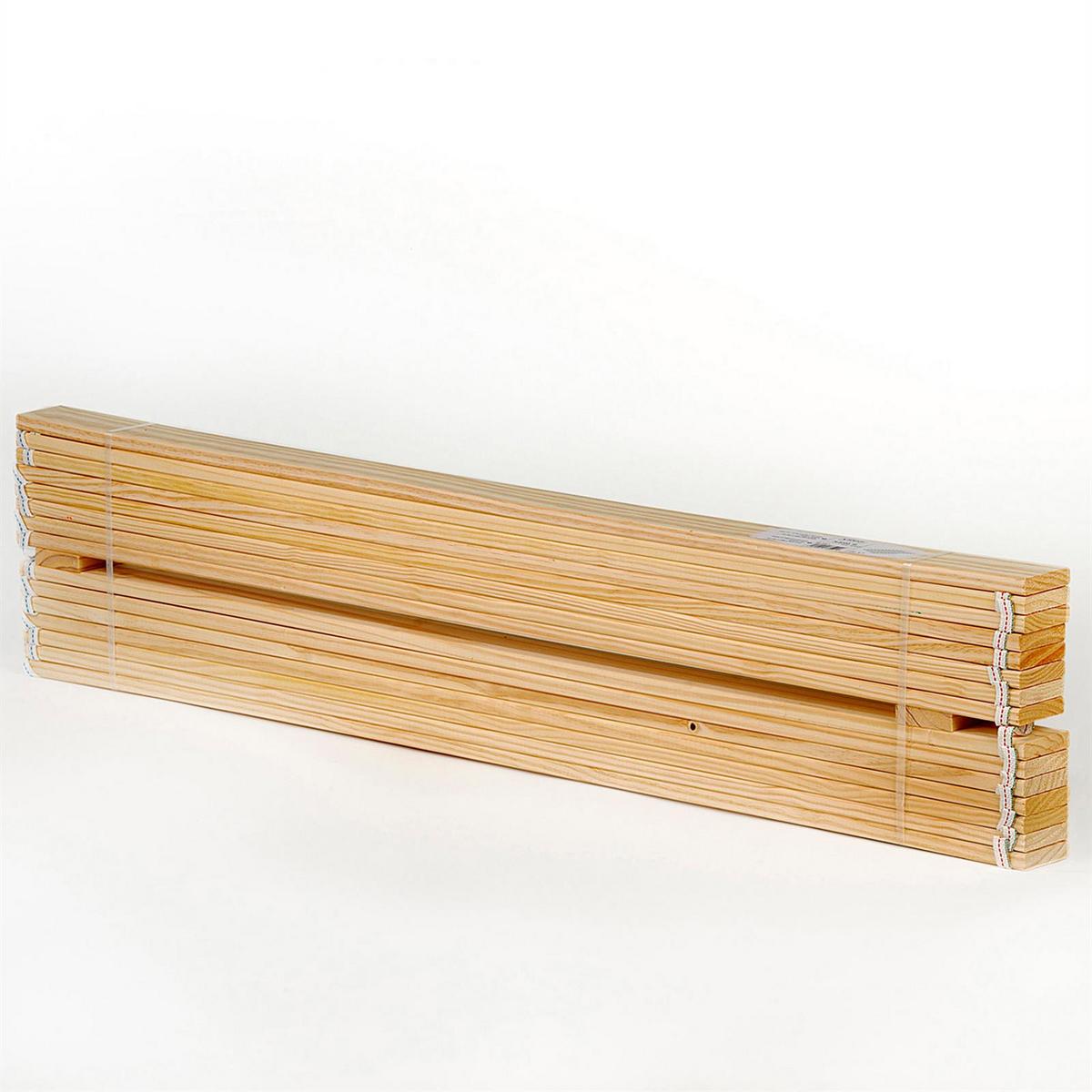 ROLLROST ROLLROST 120X200 CM - Naturfarben, Holz (120/200cm) - IDIMEX