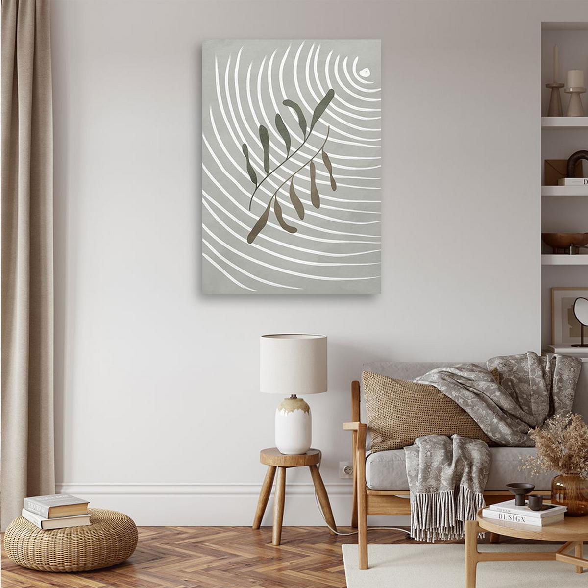 KUNSTDRUCK Grau 80/120 cm - Grau, Textil (80/120cm) - KUNSTLOFT