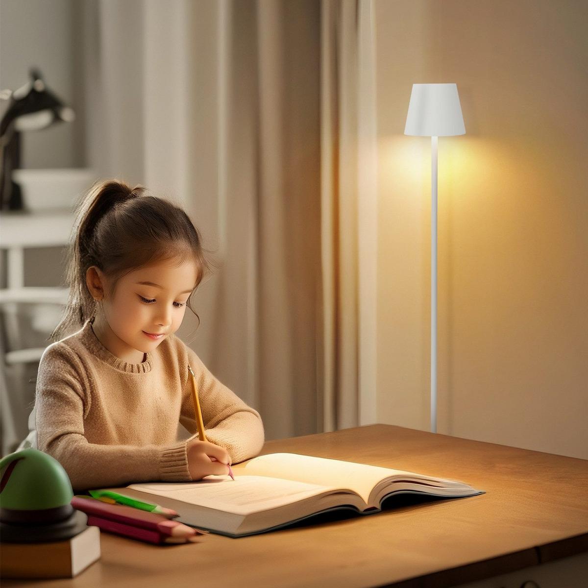 LED-STEHLAMPE Yamauchi 125/11/7.5cm - Weiß, Metall (125/11/7.5cm) - Nettlife
