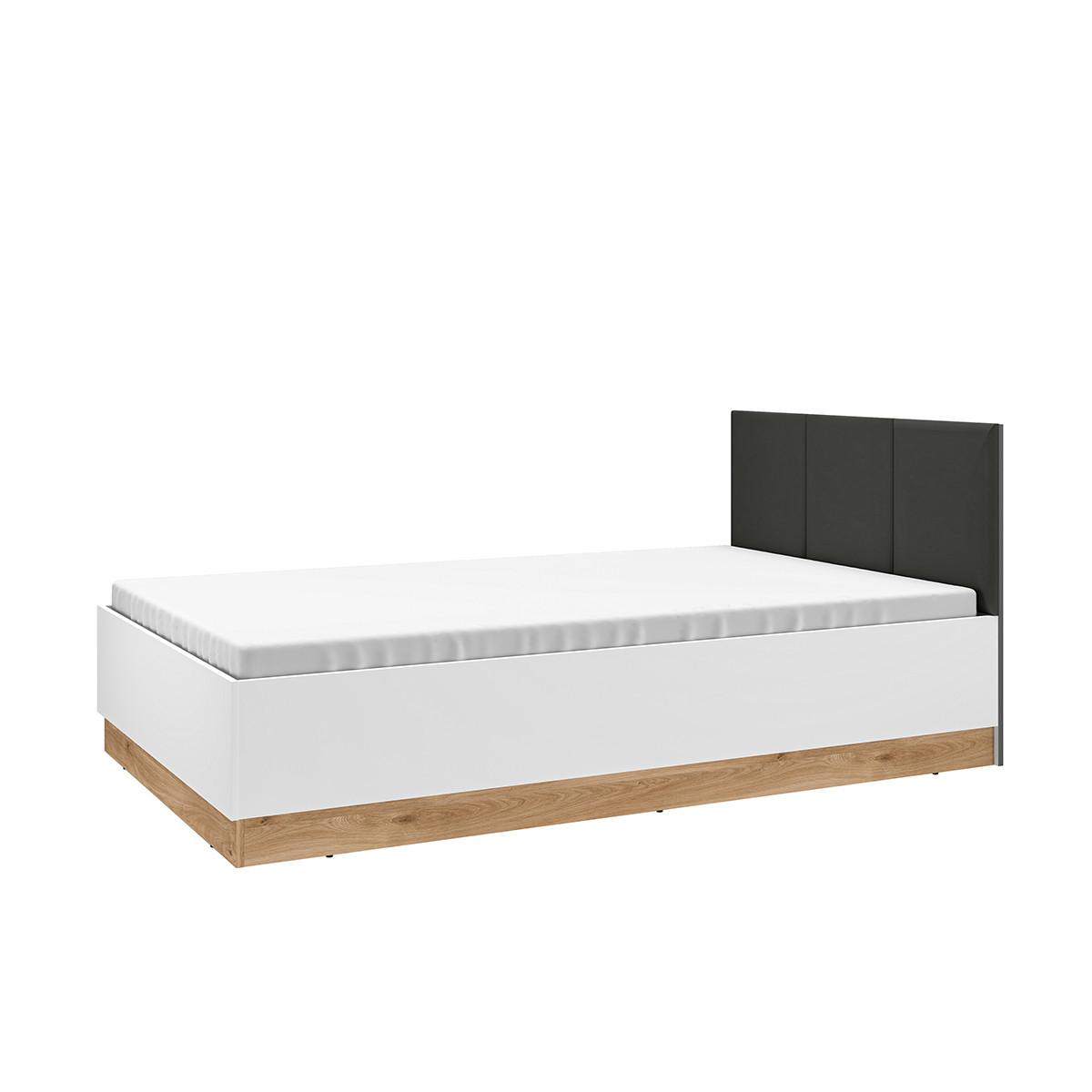 BOXBETT 120/200 Ronan Weiß - Weiß, Holzwerkstoff (120/200cm) - Petits-meubles
