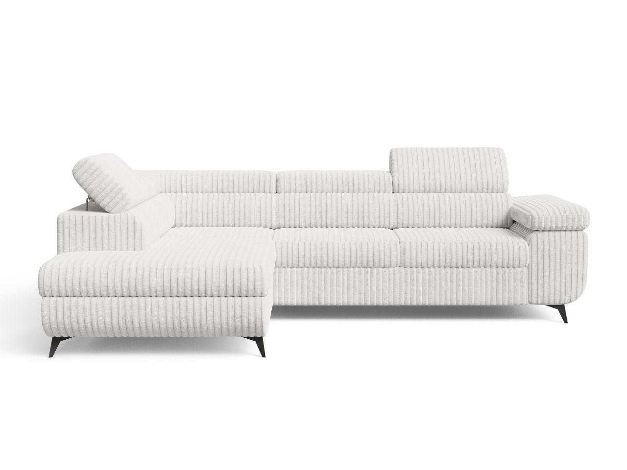 ECKSOFA Argon Grau Links - Schwarz/Grau, Holz/Textil (255/190cm) - Graingold