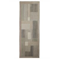 TEPPICH aus Wolle EDALE in Natur, geometrisch, 80 x 300 cm - Beige, Textil (80/300cm) - KADIMA DESIGN