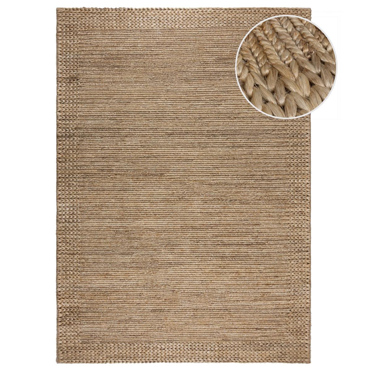 TEPPICH handgewebt CHASE, mit Struktur, Natur, 200 x 290 cm - Beige, Textil (290/200cm) - KADIMA DESIGN