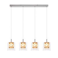 PENDELLEUCHTE Mark 58/5/140 cm - Silberfarben, Metall (5/58/140cm) - Nettlife