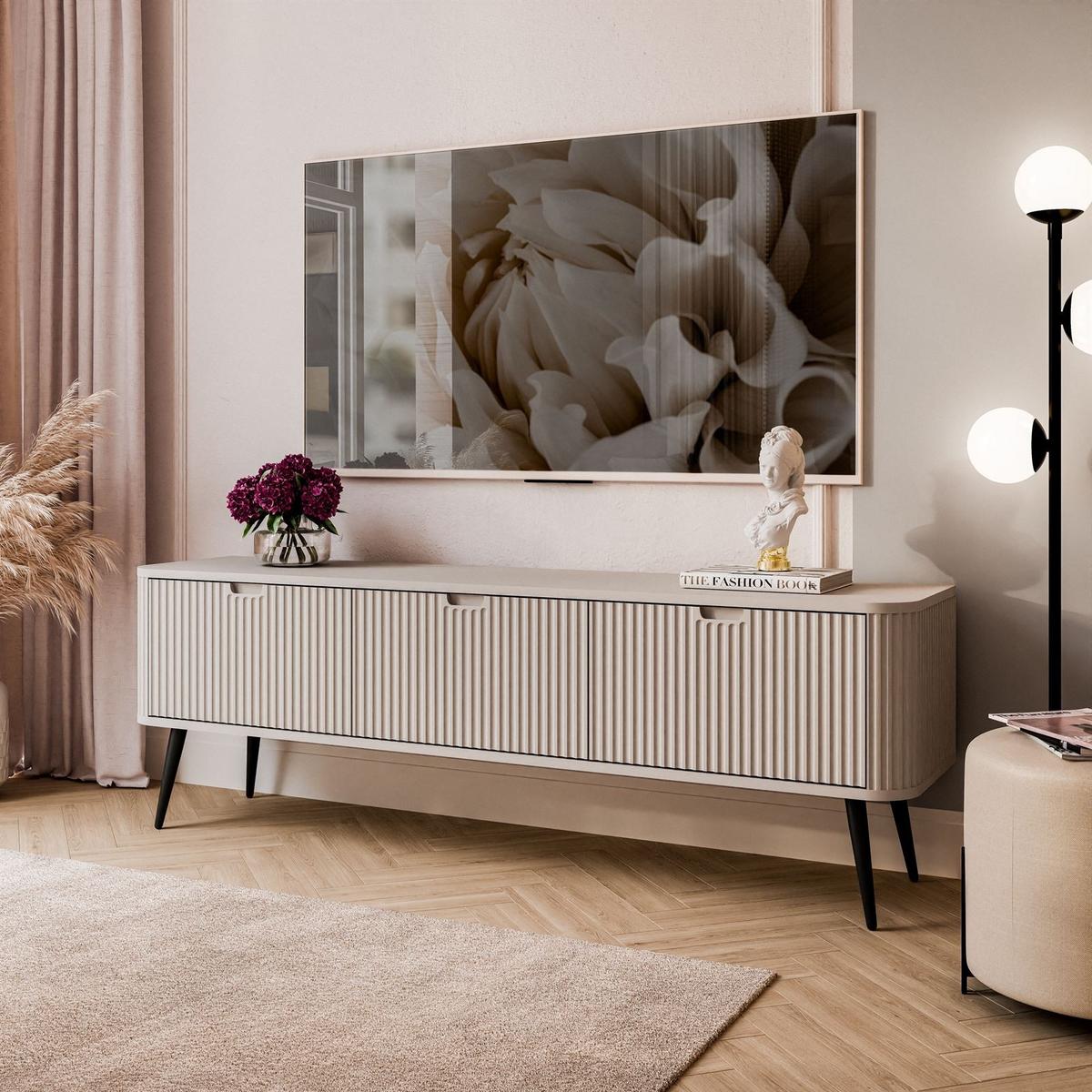TV Element ZAIRA RTV168 Kaschmir - Kaschmir, Holzwerkstoff (168/57/39cm) - Lookway