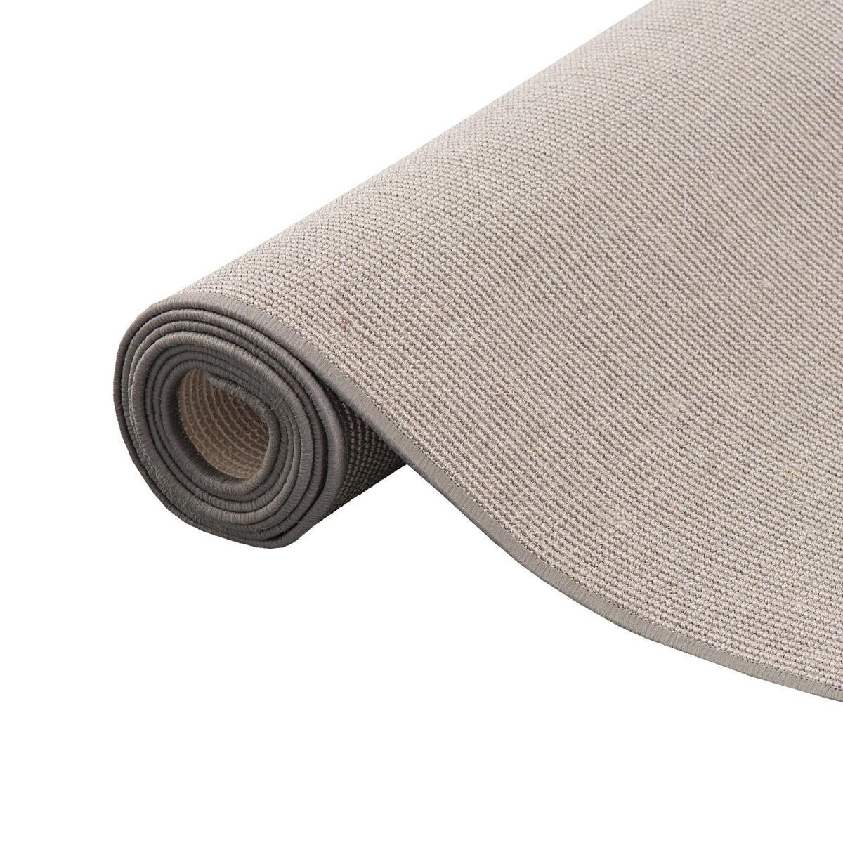 SISAL NATUR LÄUFER TEPPICH - Grau, Textil (80/400cm) - Snapstyle