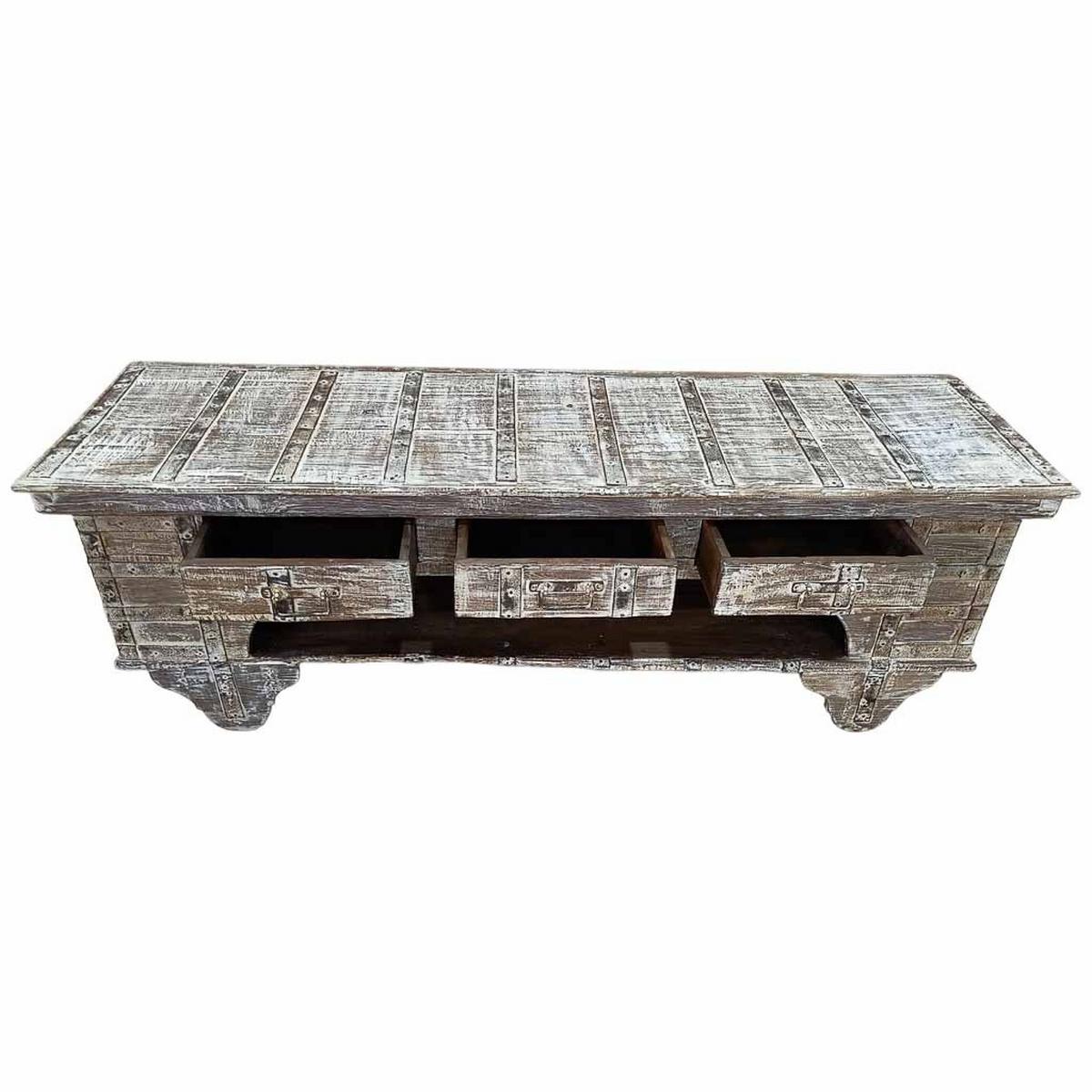TV-LOWBOARD aus Holz, 175x45x57cm - Braun, Holz (175/57/45cm) - Wanderlust