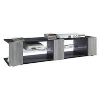 LOWBOARD Movie Fronten in Avola-Anthrazit - Anthrazit, Holzwerkstoff (135/30/39cm) - Vladon