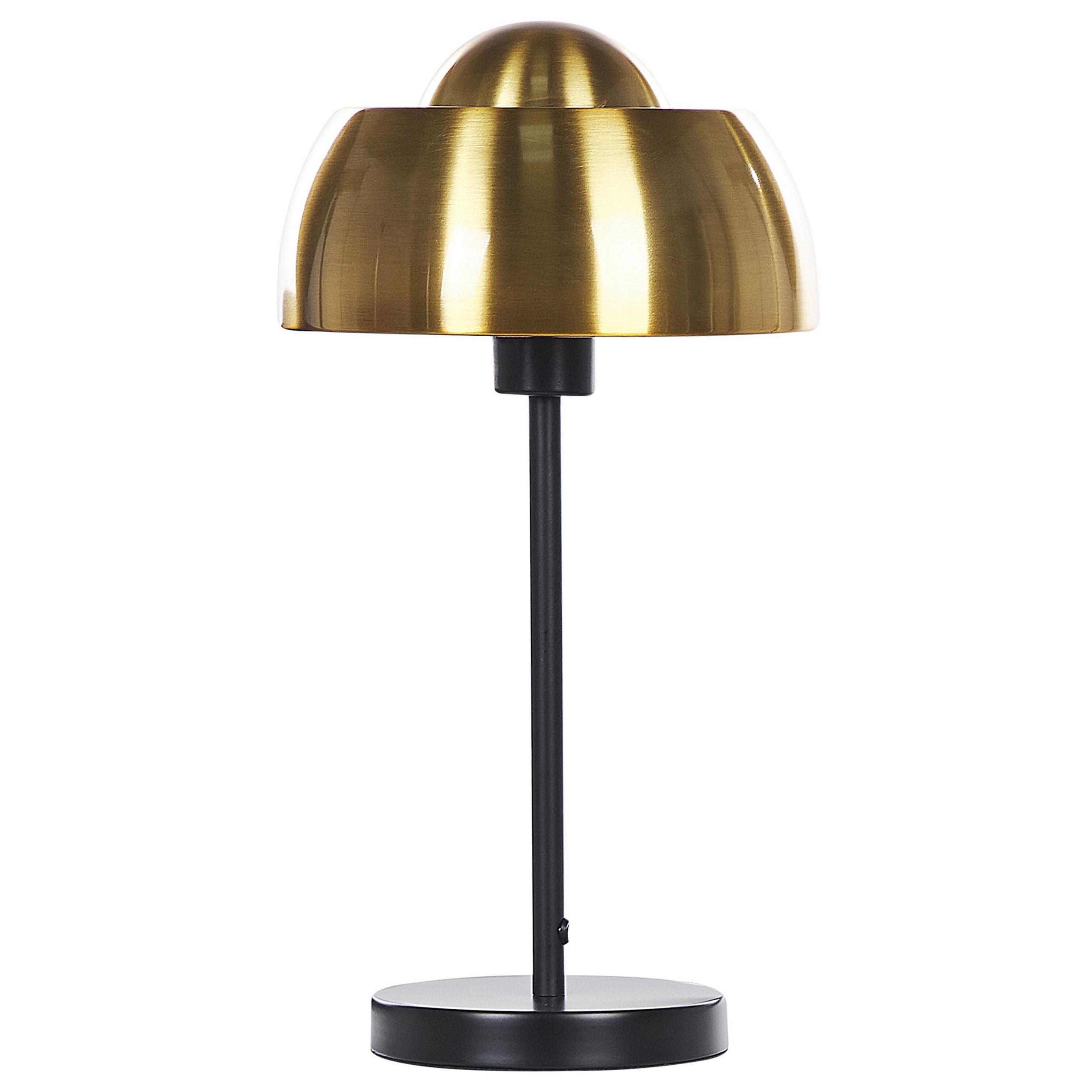 TISCHLAMPE Senette 24/24/44 cm - Schwarz, Metall (24/24/44cm) - Beliani