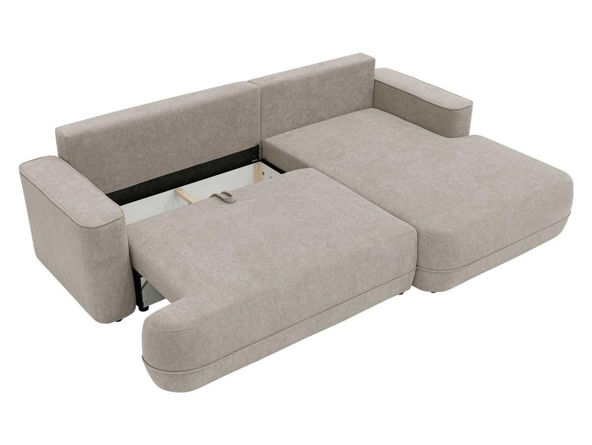 ECKSOFA Fuego L, Seite: Rechts - Hellbraun/Schwarz, Holz/Kunststoff (260/168cm) - MIRJAN24