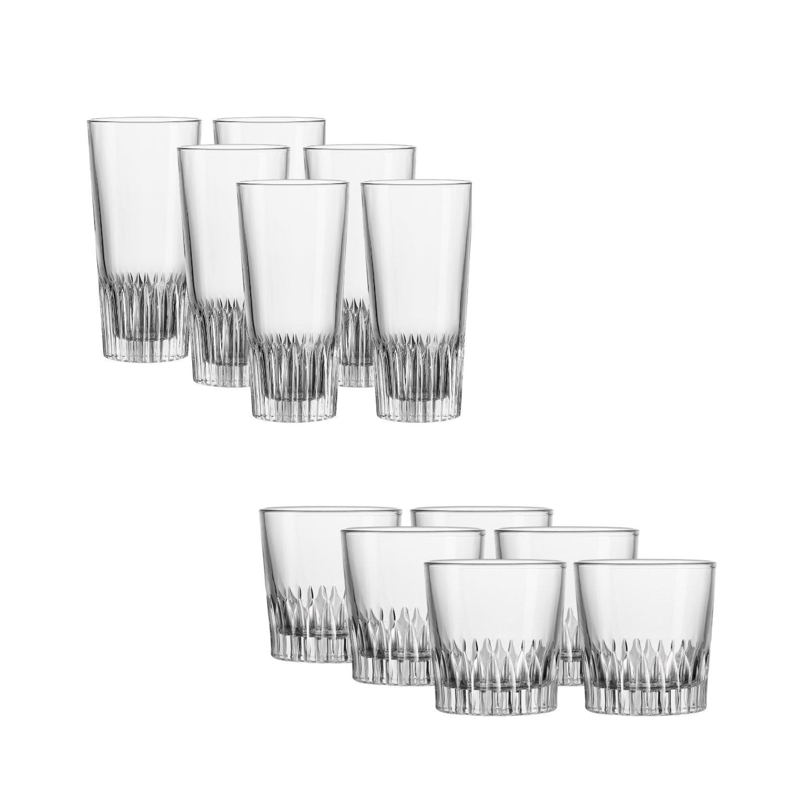 BARGLÄSER-SET Bergamo transparent 12-tlg. - Transparent, Glas - Ritzenhoff Breker