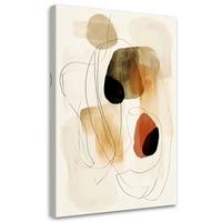KUNSTDRUCK Beige 80/120 cm - Beige, Textil (80/120cm) - KUNSTLOFT