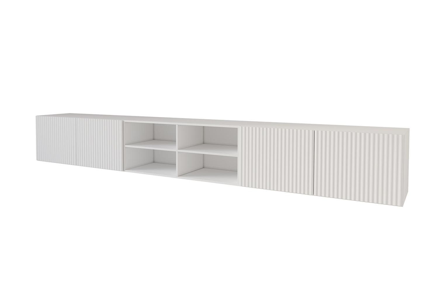 LOWBOARD NOA-2-W 3x100x40x40 cm - Weiß - Weiß, Holzwerkstoff (300/40/40cm) - ALTDECOR