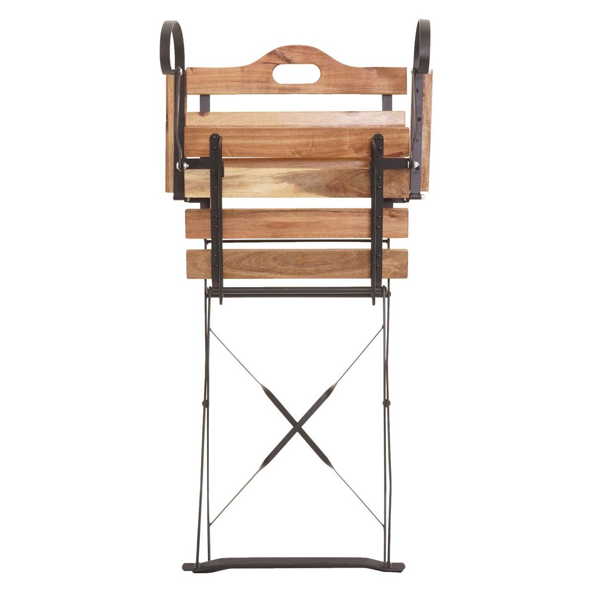BIERGARTENSTUHL Braun - Braun, Holz (55/88/49cm) - MCW