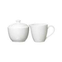 MILCH- UND ZUCKER-SET Saphir weiß 2-tlg. - Weiß, Keramik (1/2cm) - Ritzenhoff Breker