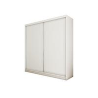 SCHWEBETÜRENSCHRANK SOFIA 200/216/61 cm 2-türig Weiß - Weiß, Holzwerkstoff (200/216/61cm) - MASSENO