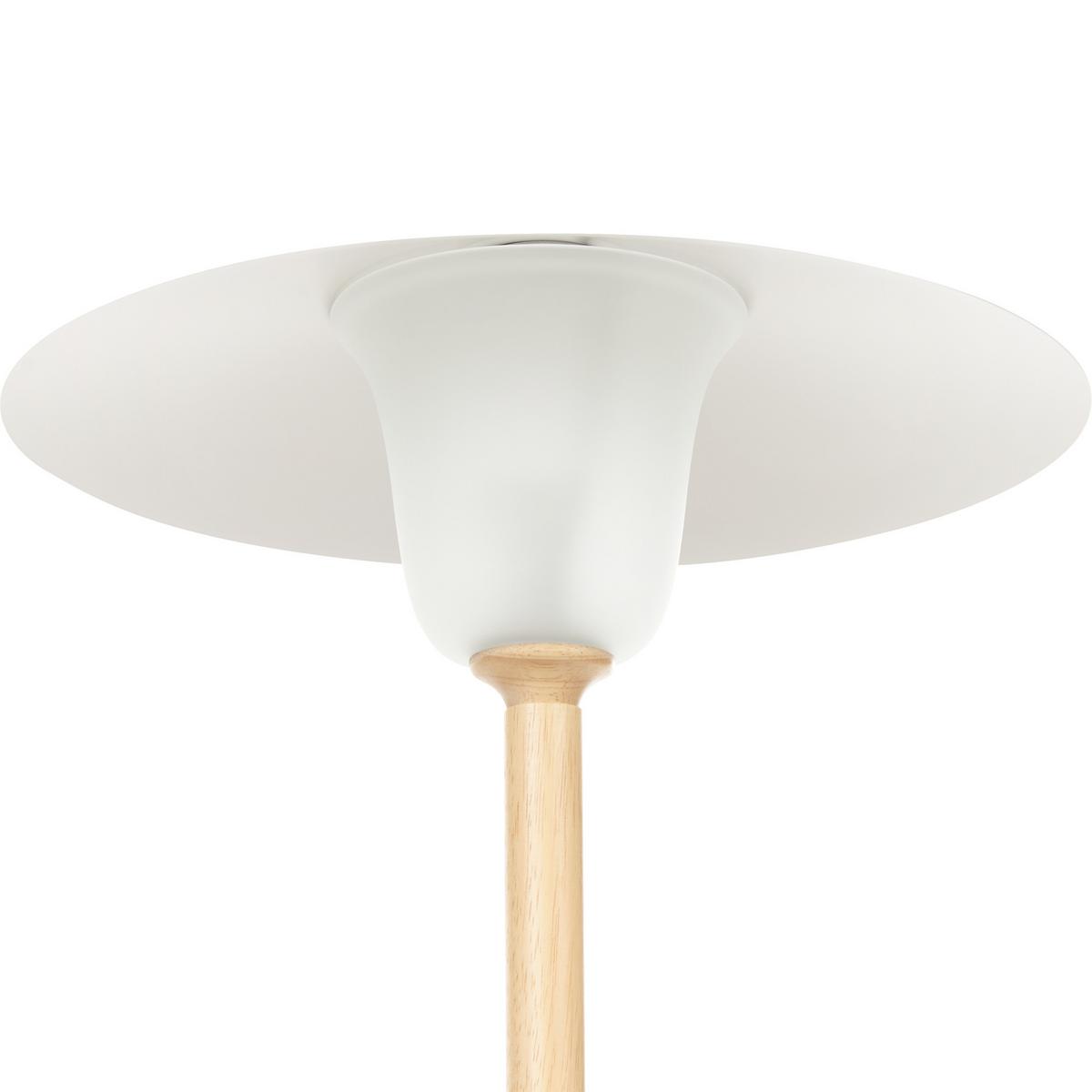 STEHLAMPE Moppy 25/25/153 cm - Hellbraun, Holz (25/25/153cm) - Beliani
