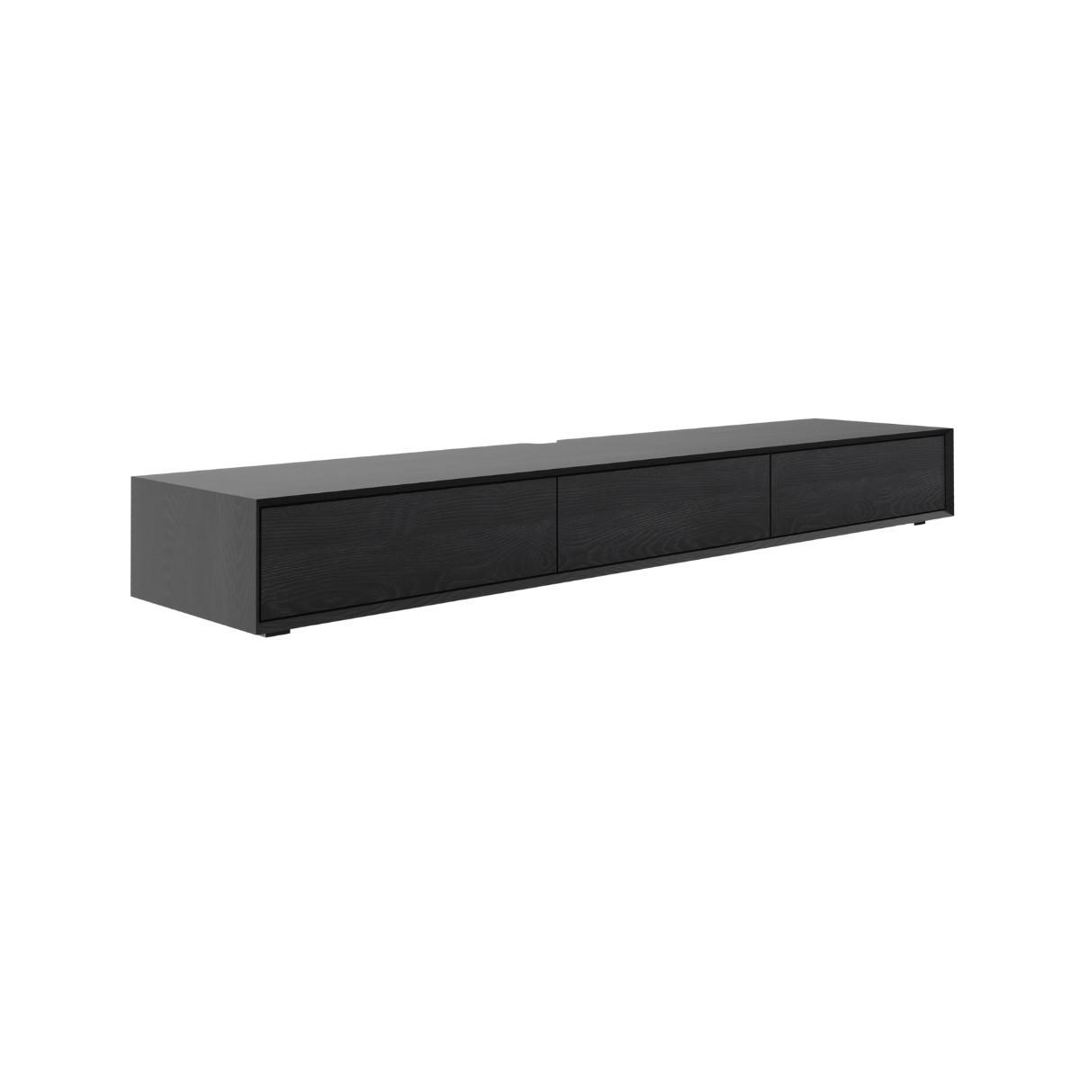 TV-MÖBEL mit 2 Abattants 43/200/22 cm - Eichefarben, Holzwerkstoff (43/22/46.5cm) - Calicosy