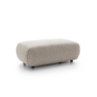 MASSENO Sitzhocker ZEST, Modern Polsterhocker, Fußhocker Grau - Graubraun/Grau, Holzwerkstoff/Kunststoff (70/42/113cm) - MASSENO