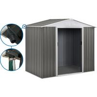 METALL-GARTENHAUS dallas Taupe - Taupe, Metall (181/267/181cm) - Habitat Garten