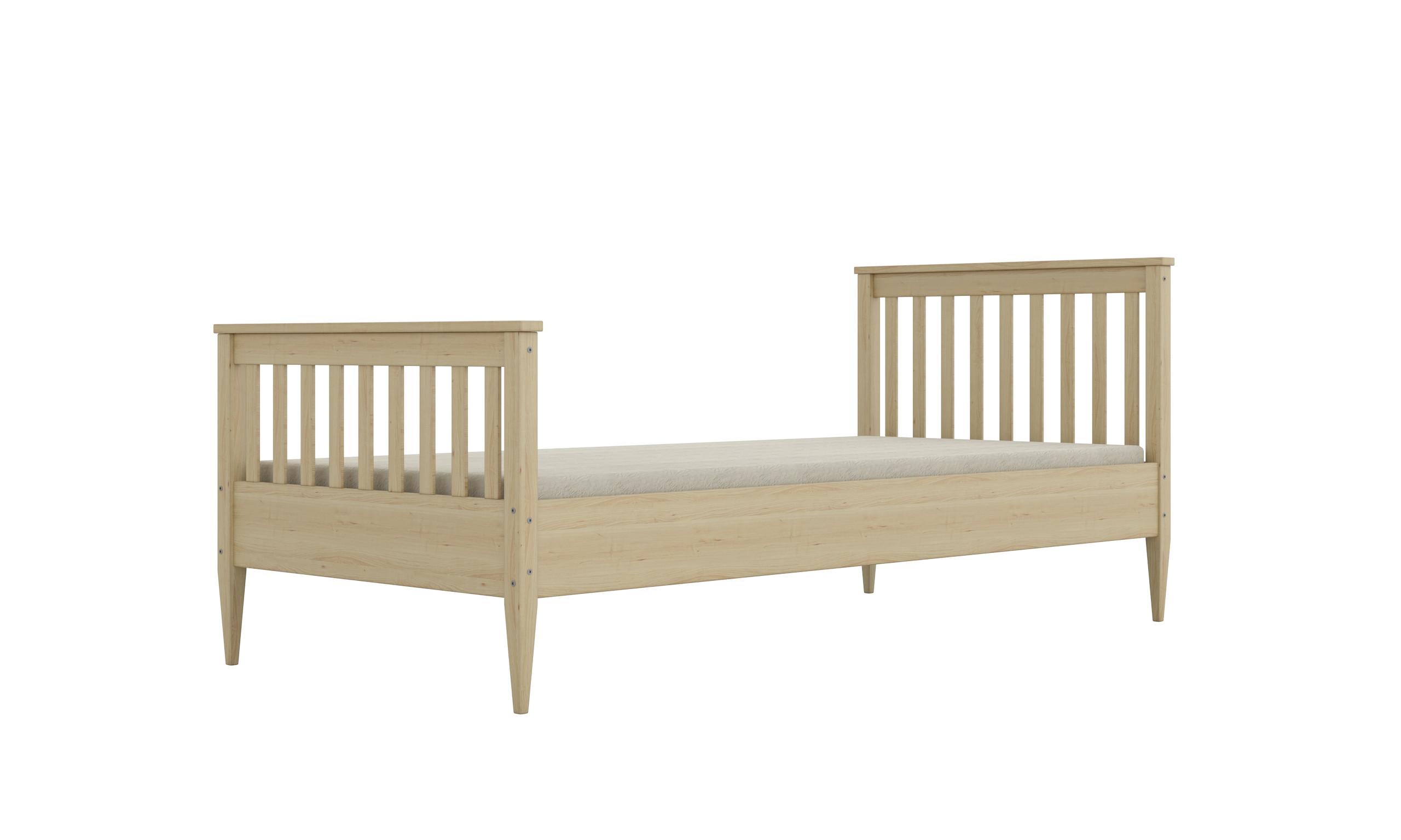 KINDERBETT Igns 80/90 -160/180/200 cm natur unbehandelt 80/200 - Sonoma Eiche, Holz (80/200cm) - RAUMHIRSCH FURNITURE