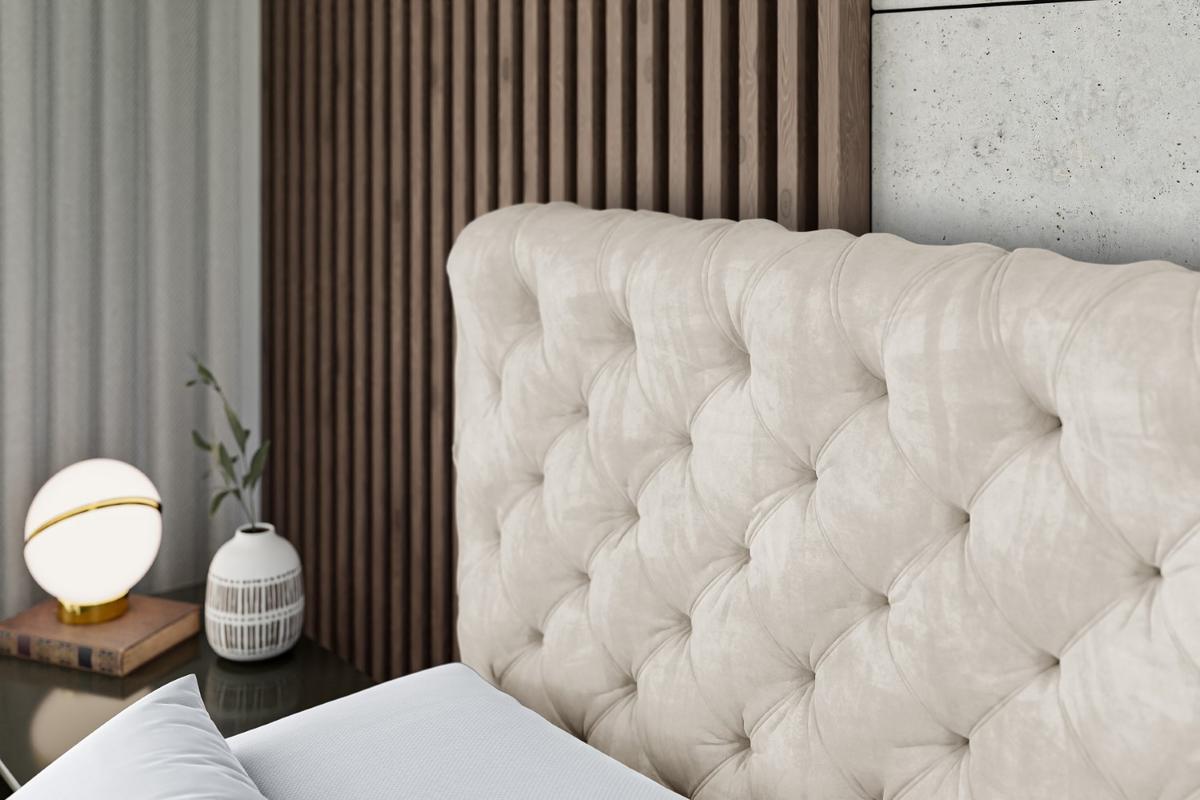 BOXBETT BOXI8-Z - 140x200 cm - H3 - Ecru - Ecru, Holzwerkstoff (140/200cm) - ALTDECOR