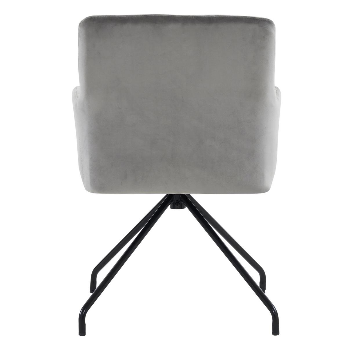 ESSZIMMERSTÜHLE Grey 2er-Set - Grau, Textil (60/58/60cm) - Urban Meuble