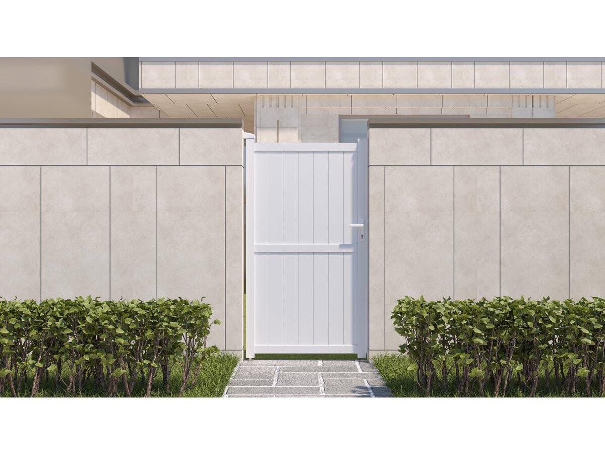 TOR lola weiss - Weiß, Metall (101/181/101cm) - Habitat Garten
