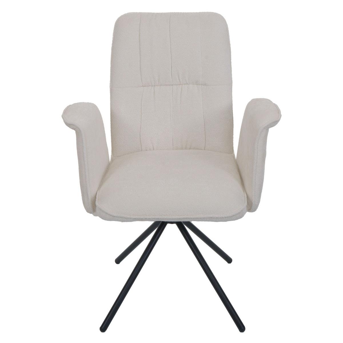 ESSZIMMERSTUHL Cremeweiß 2er-Set - Creme/Weiß, Textil (70/94/60cm) - MCW