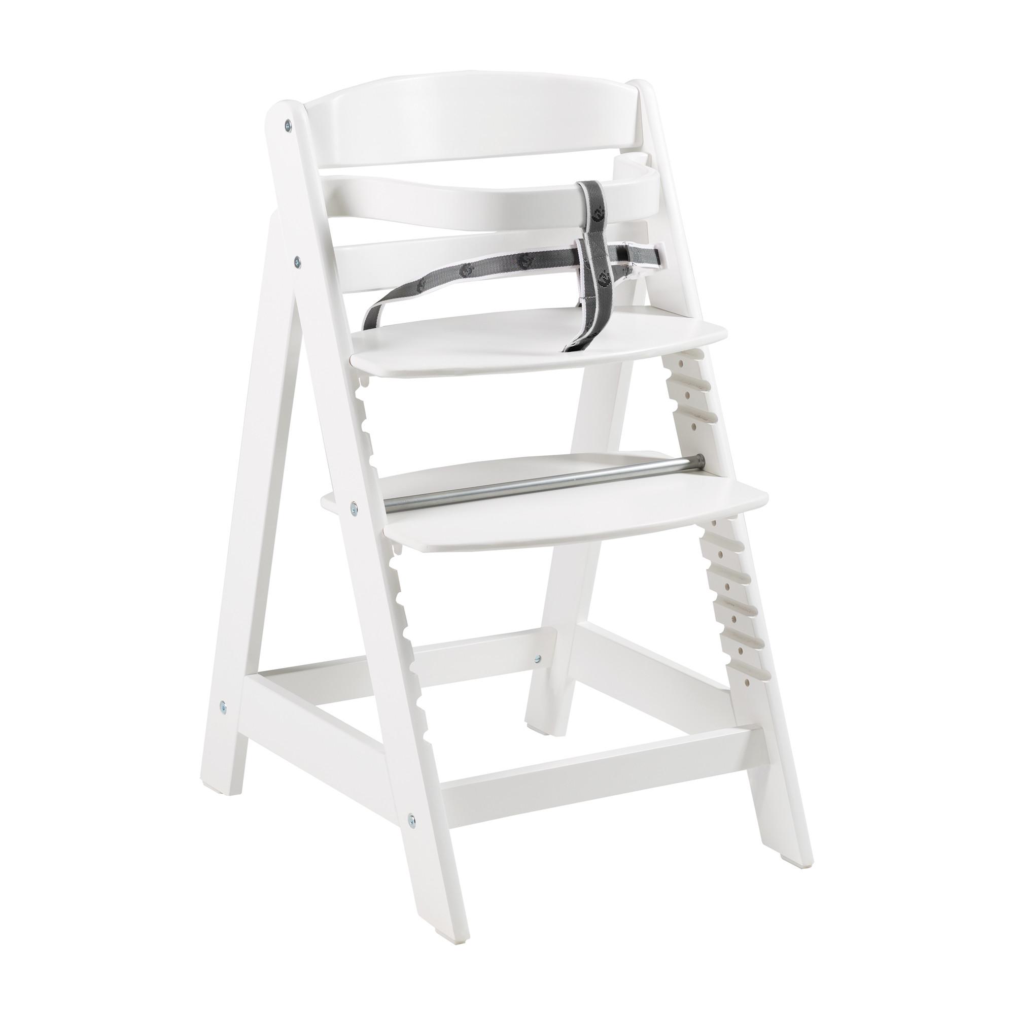 KINDERHOCHSTUHL - Sit Up CLICK - weiß - Weiß, Holzwerkstoff (44.5/80/54cm) - Roba