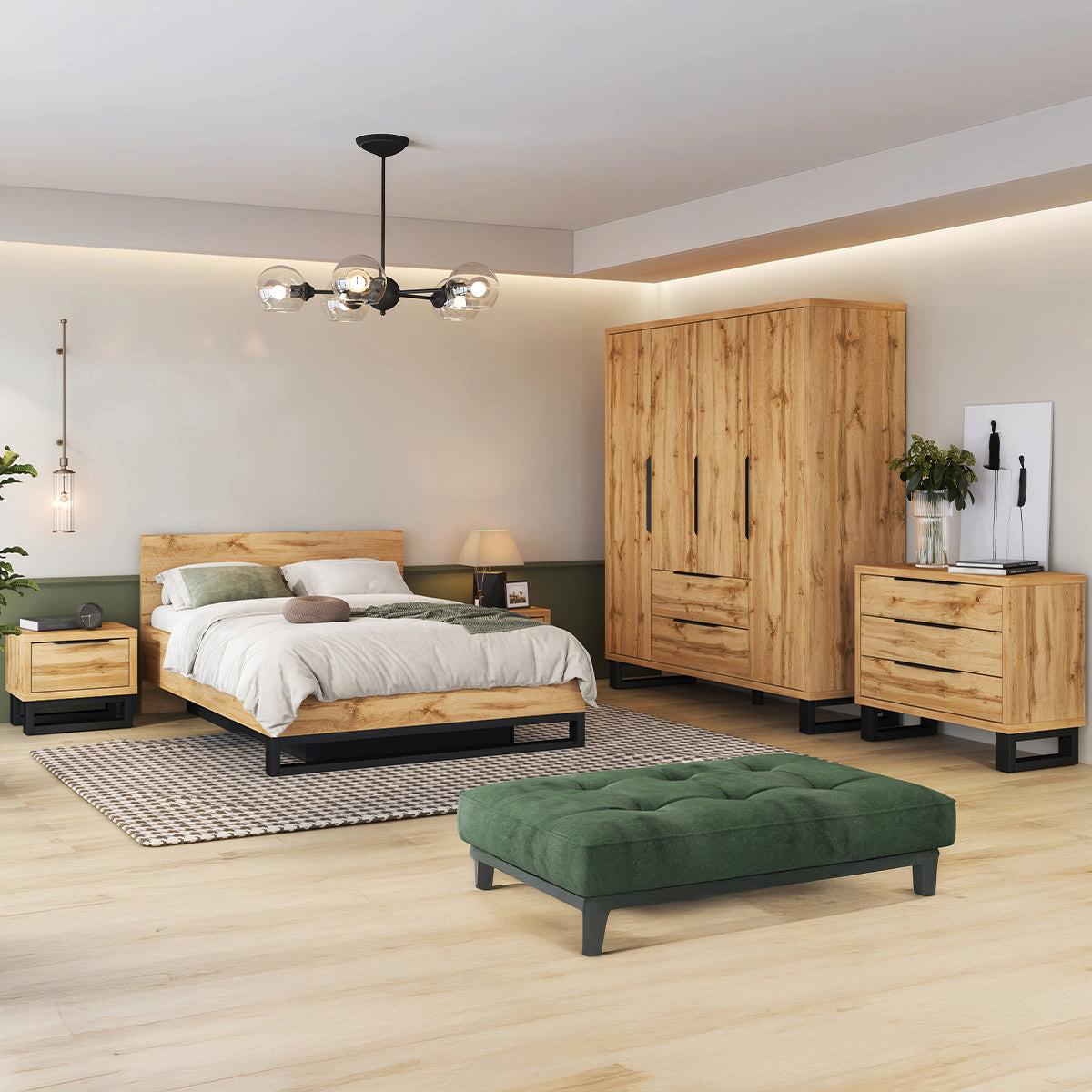 NACHTTISCH Eden Holz - Braun, Holzwerkstoff (55/49/45cm) - Petits-meubles
