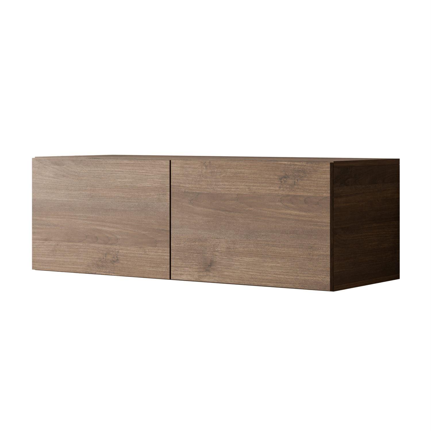 HÄNGENDER TV-Unit COLGANTE NUSSBAUM mit LED - Nussbaumfarben, Holzwerkstoff (100/49/40cm) - Lookway