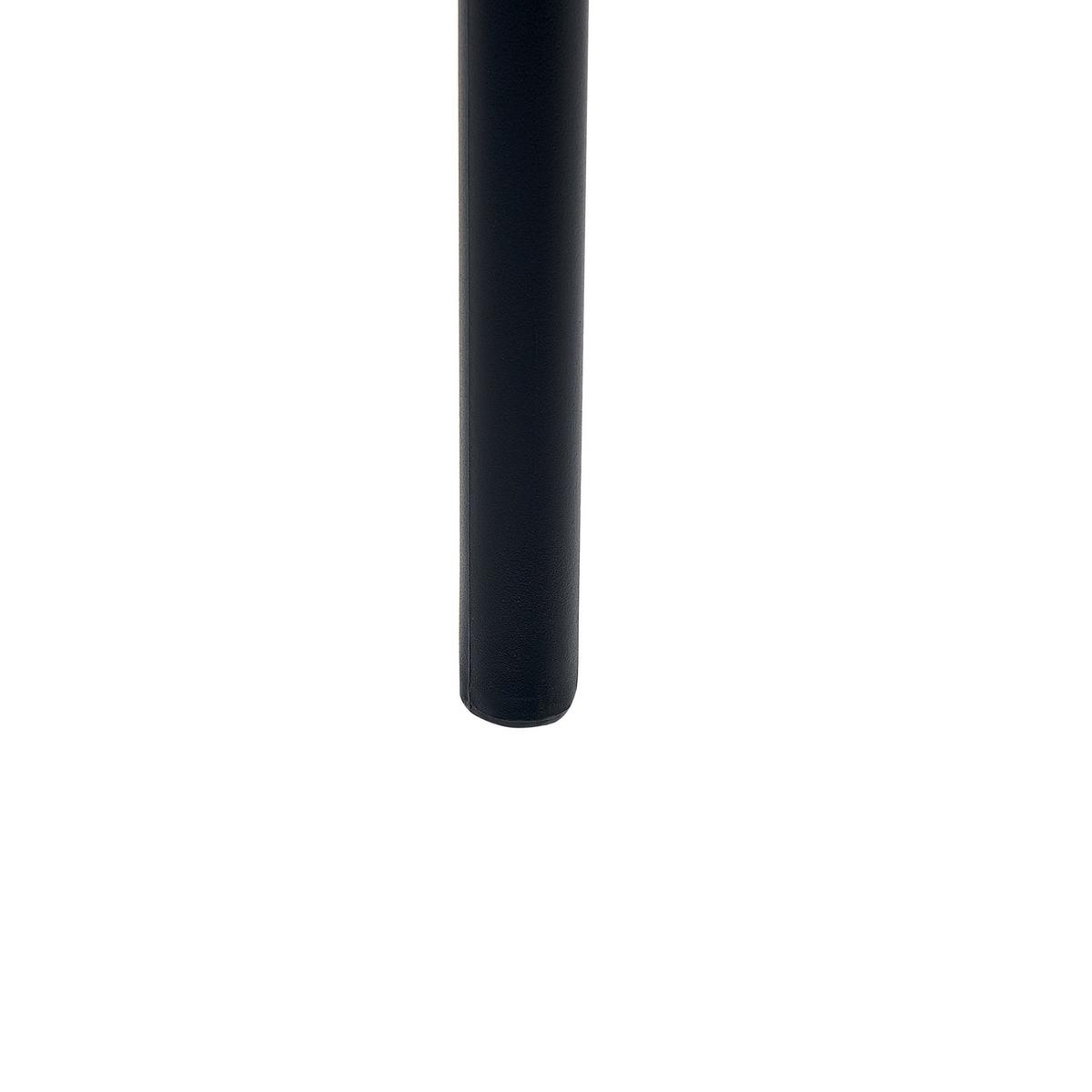 GARTENSTÜHLE 4er-Set Kunststoff schwarz Gela - Schwarz, Kunststoff (45/78/50cm) - Beliani