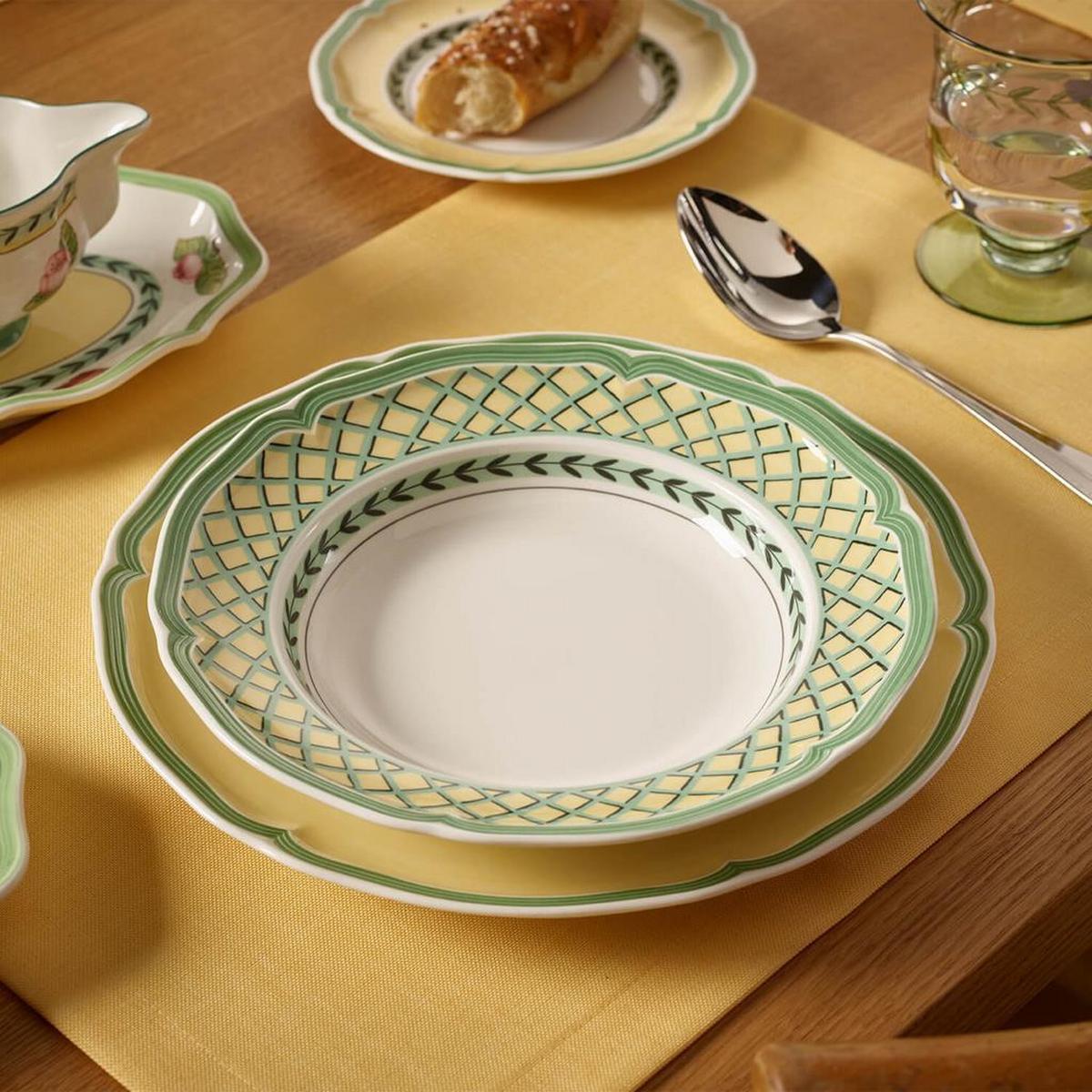 SUPPENTELLER French Garden Orange bunt ø 22,8 cm 6er Set - Multicolor, Keramik (22.8cm) - Villeroy & Boch