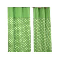 ÖSENVORHANG Sterne blickdicht 2er-Set, 117/137 cm - Grün, Textil (117/137cm) - Homescapes