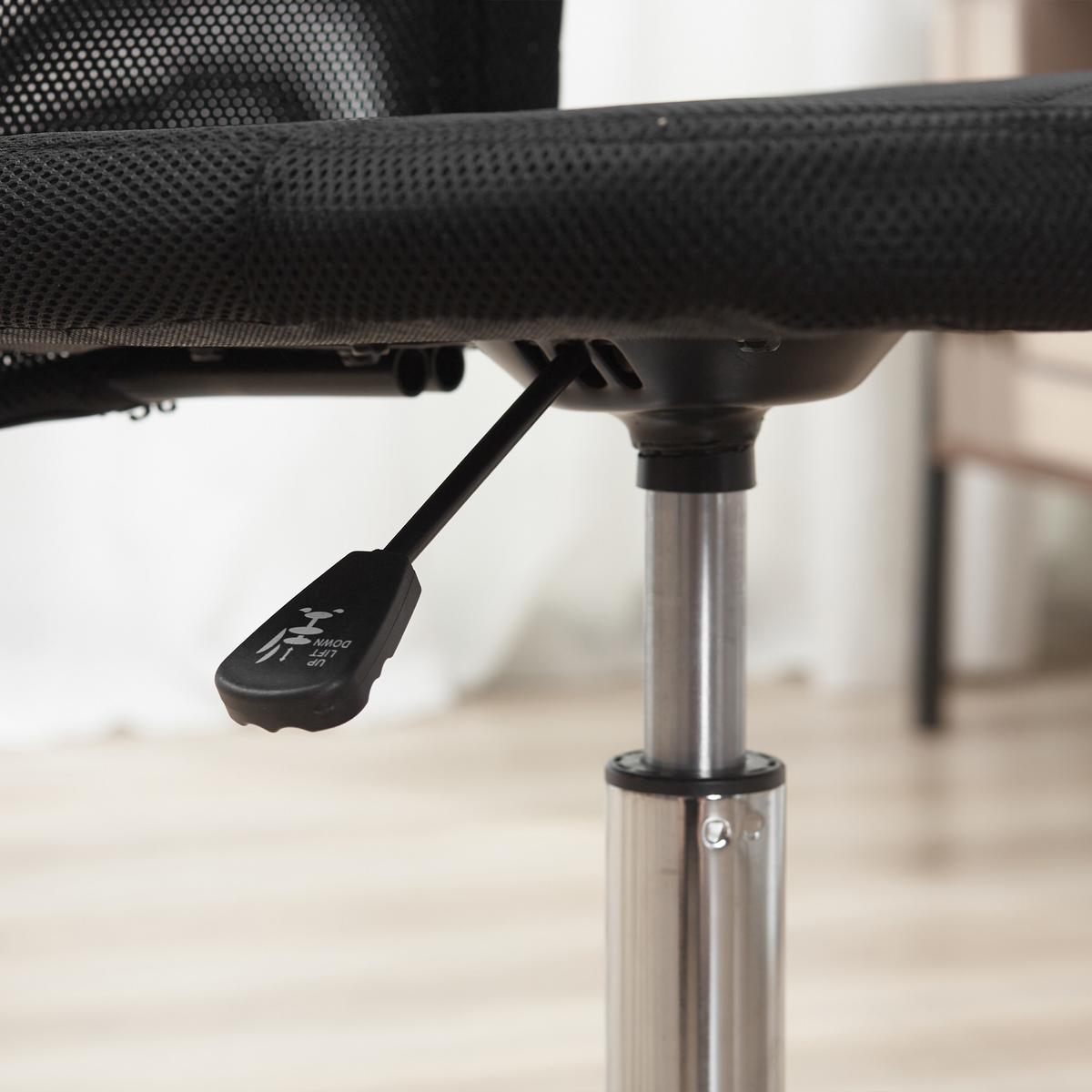 BÜROSTUHL, Ergonomisch, Schwarz - Schwarz, Metall (58/100/43cm) - Vinsetto