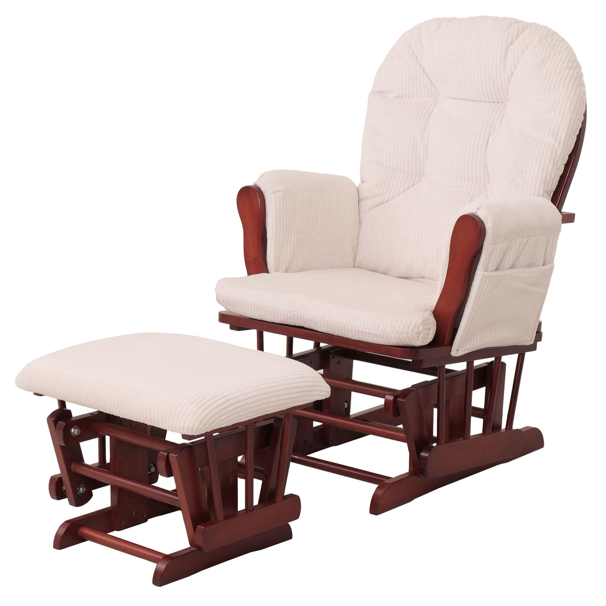 RELAXSESSEL Cremeweiß, Braun - Weiß/Braun, Textil (74/103/71cm) - MCW