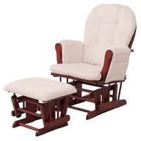 RELAXSESSEL Cremeweiß, Braun - Weiß/Braun, Textil (74/103/71cm) - MCW