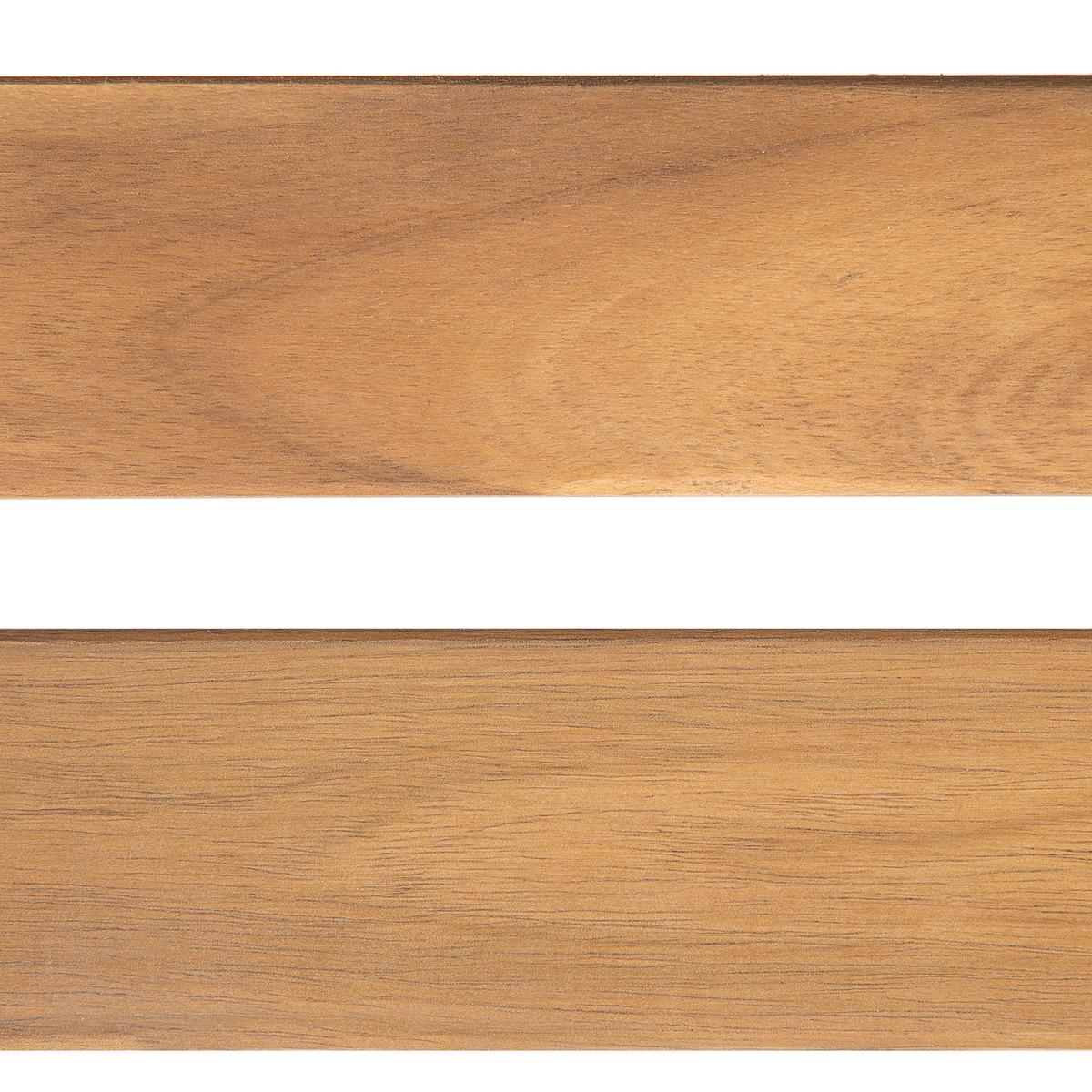 GARTENBANK zertifiziertes Holz hellbraun 180 cm Vivara - Hellbraun, Holz (180/88/67cm) - Beliani