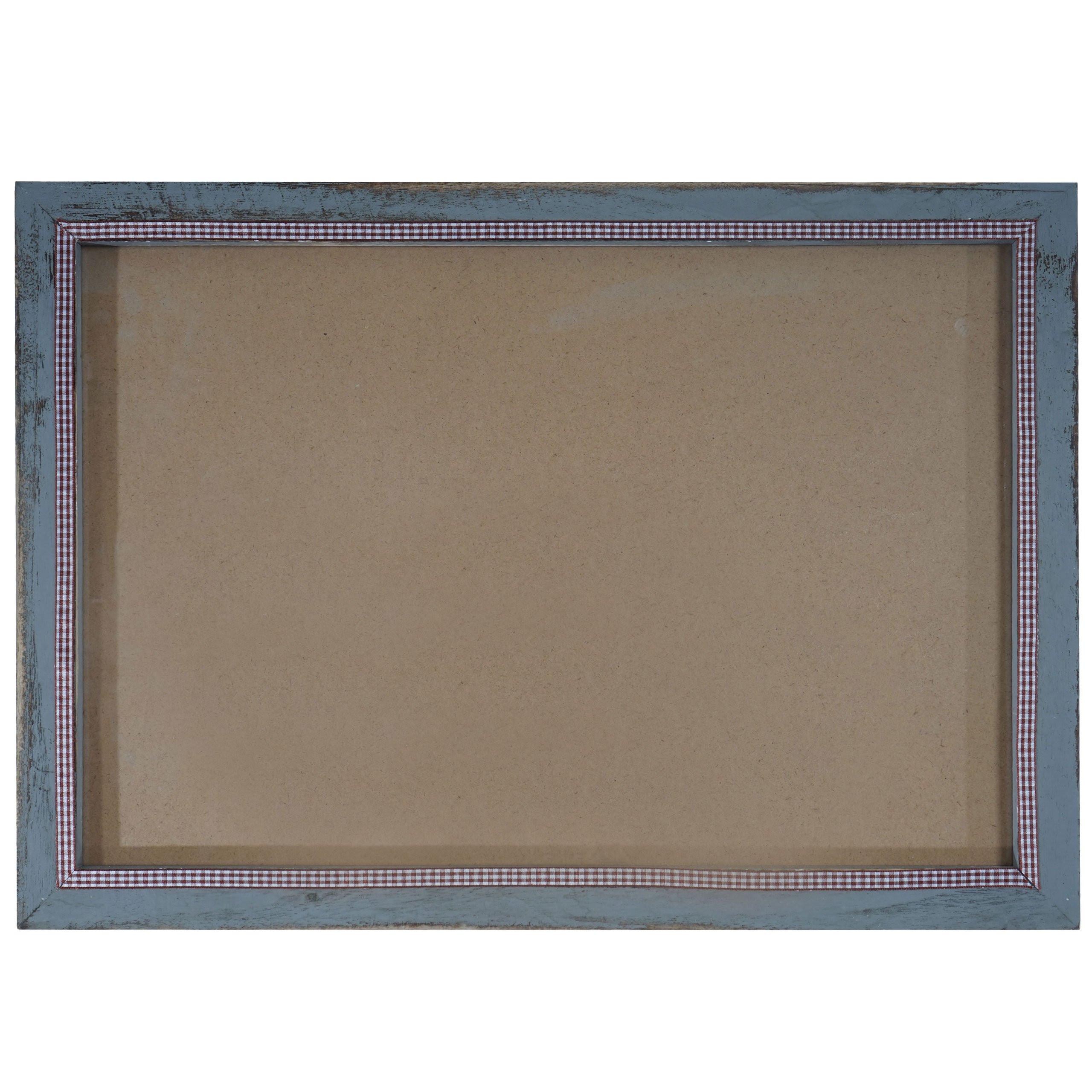 BILDERRAHMEN SHABBY-LOOK rechteckig Grau - Grau, Holz (51/36cm) - MCW