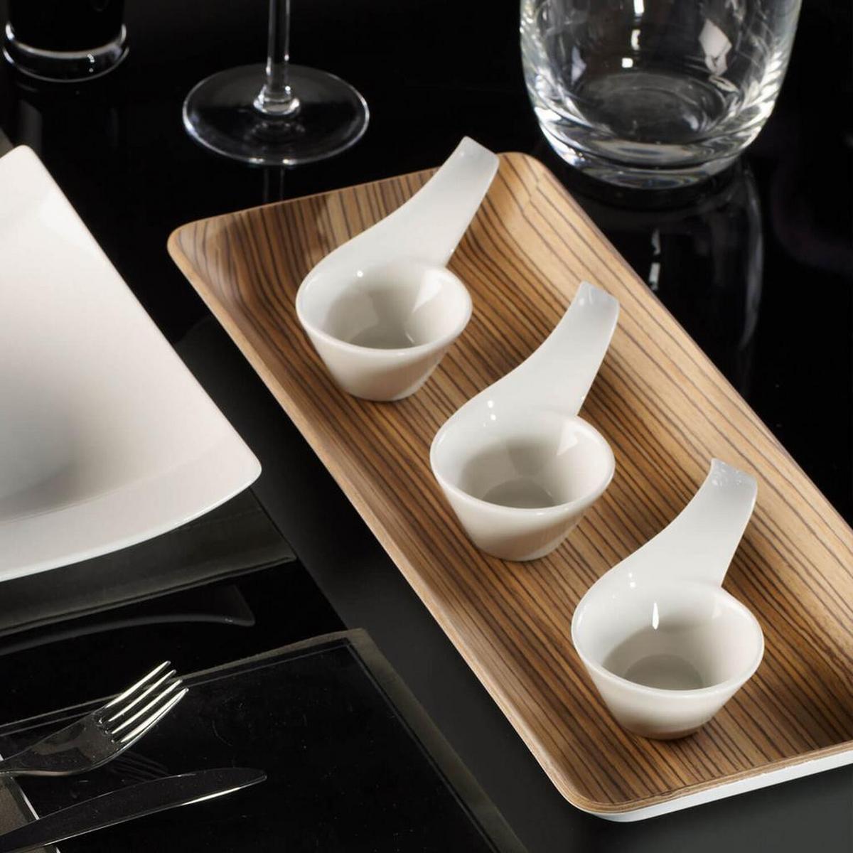 DIPSCHÄLCHEN NewWave weiß 12 x 7 cm 4er Set - Weiß, Keramik (1cm) - Villeroy & Boch