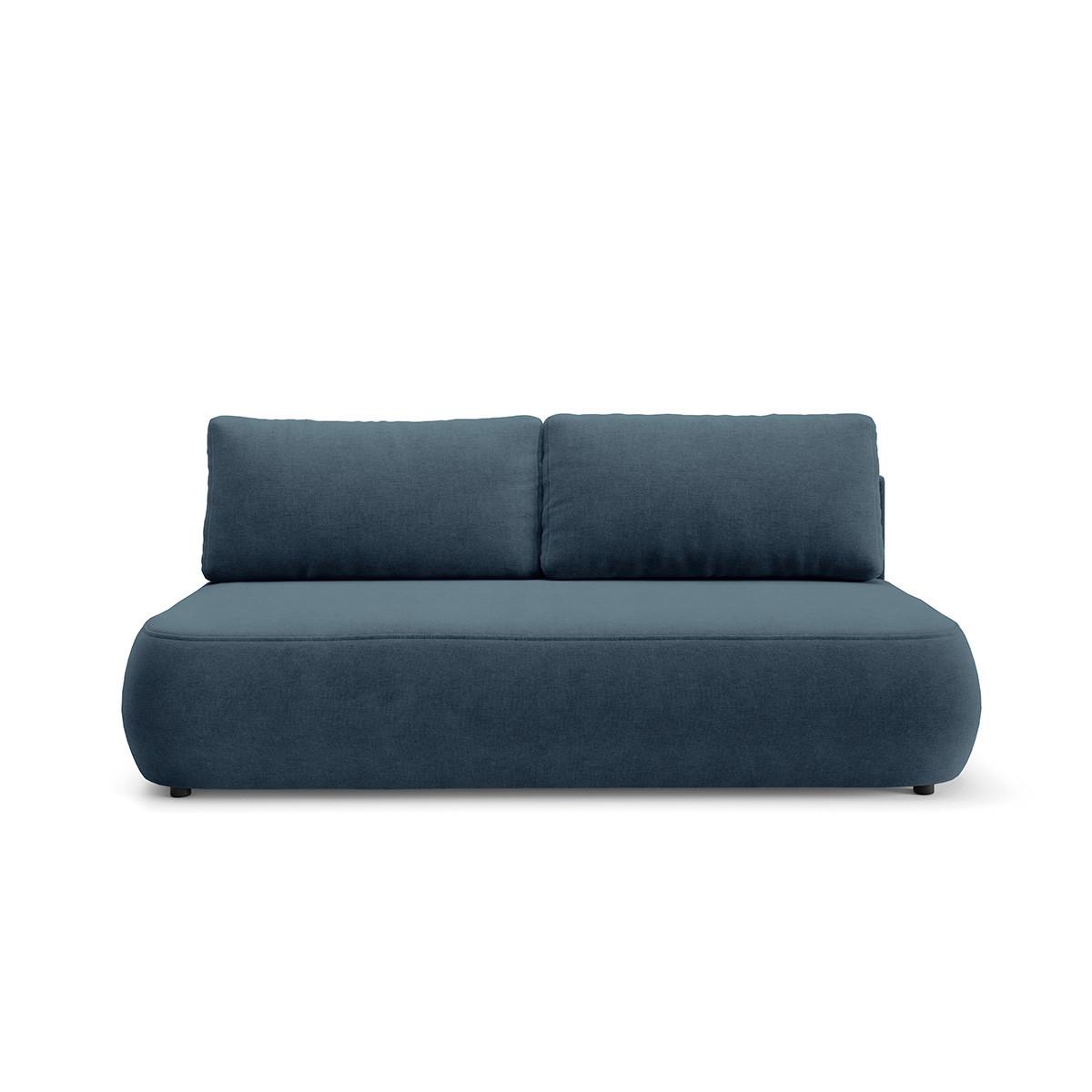 SOFA Antonio 3 Sitzplätze Blau - Blau, Holz (210/82/106cm) - Petits-meubles