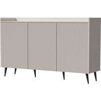 SIDEBOARD Arysa in Beige Kaschmir 92/150/41 cm - Kaschmir/Beige, Holzwerkstoff/Metall (150/92/41cm) - WFL GROUP
