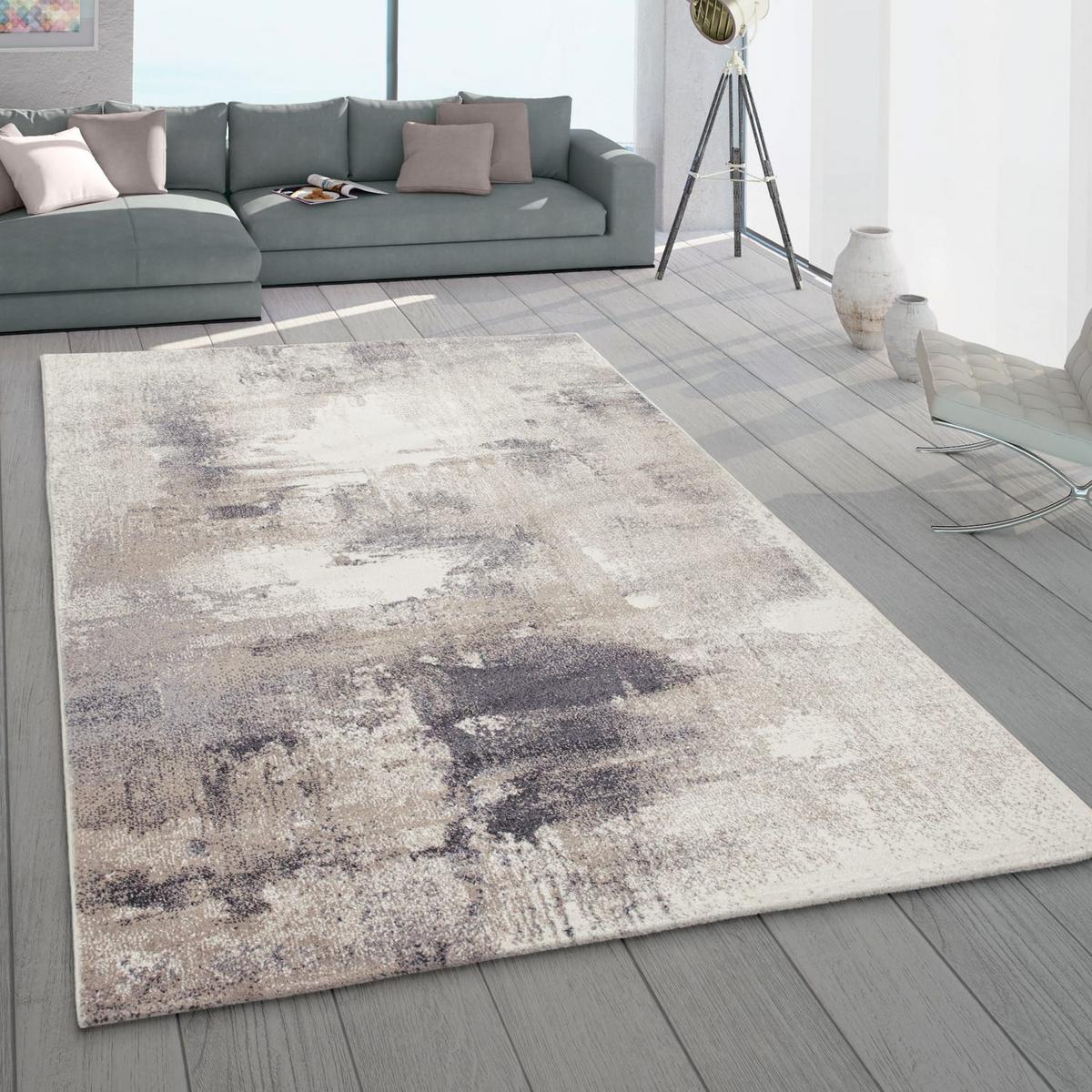 KURZFLORTEPPICH, mit Farbverlauf, Beige, 80 x 150 cm - Beige, Textil (150/80cm) - KADIMA DESIGN