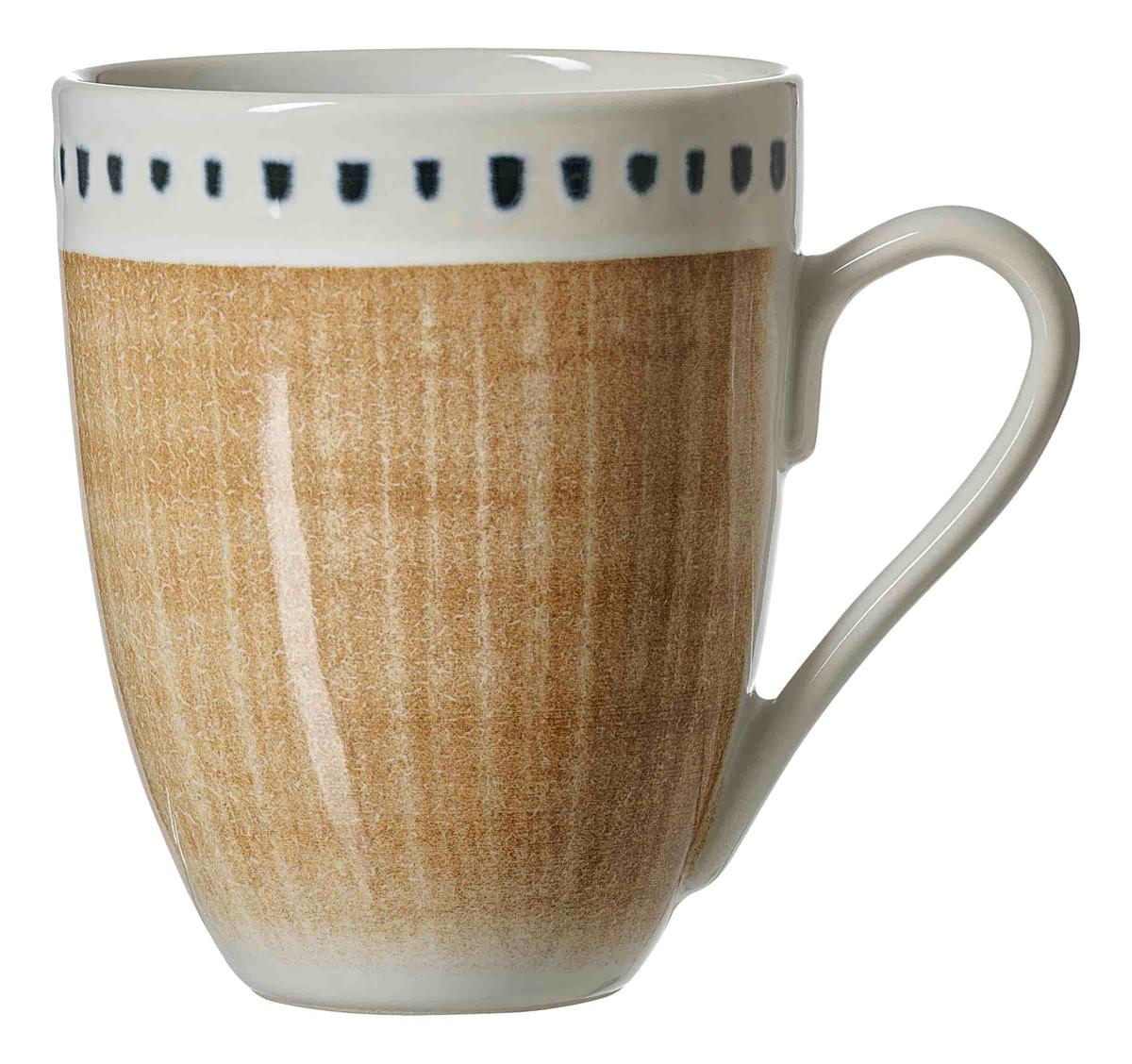 KAFFEEBECHER Natura Creme 320 ml 6er Set - Creme, Keramik (0.32L) - Ritzenhoff Breker