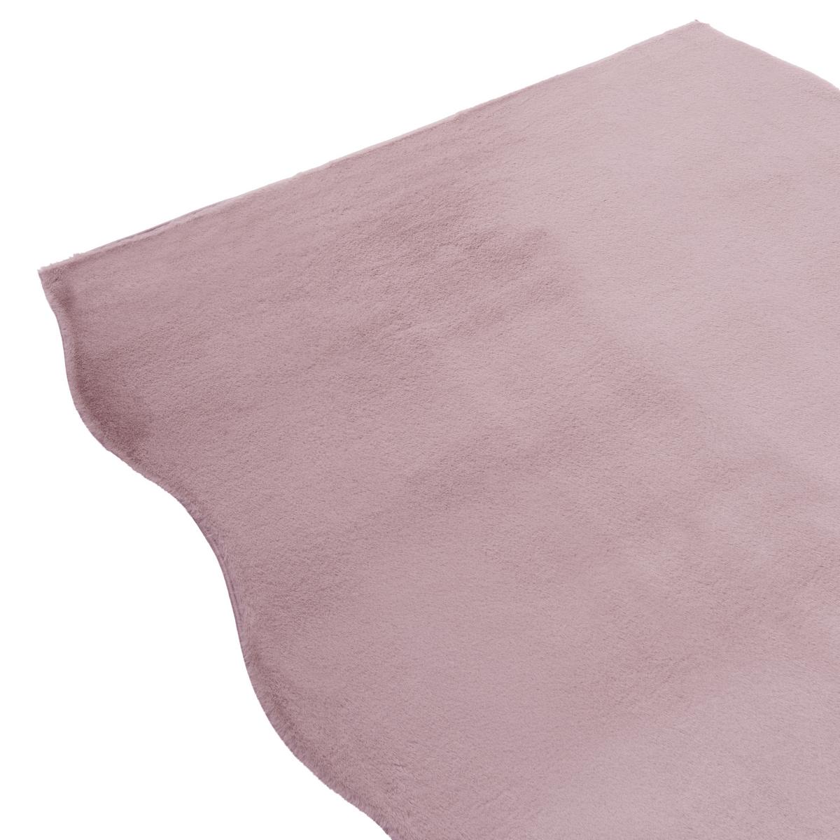 TEPPICH Hellviolett 160/230 cm Dawa - Violett, Kunststoff (160/230cm) - Beliani