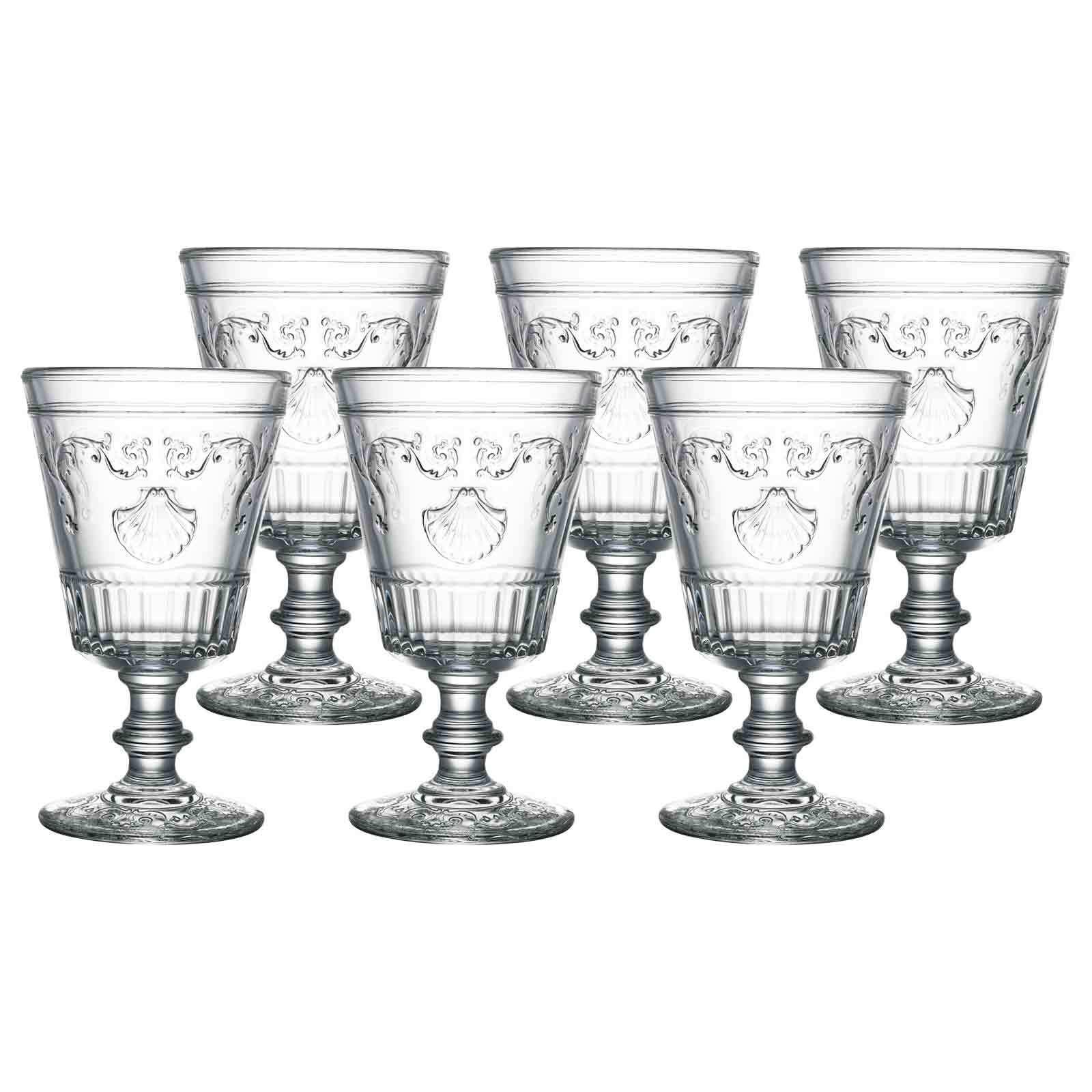 VERKOSTUNGSGLÄSER Versailles transparent 400 ml 6er Set - Transparent, Glas (0.4L) - La Rochère