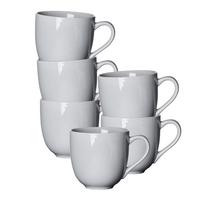 HENKELBECHER Porto grau 440 ml 6er Set - Grau, Keramik (0.44L) - Ritzenhoff Breker