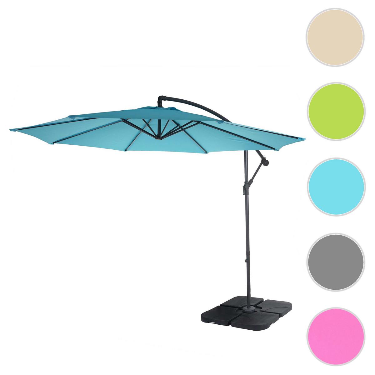 AMPELSCHIRM Türkis - Türkis, Textil (360/295cm) - MCW